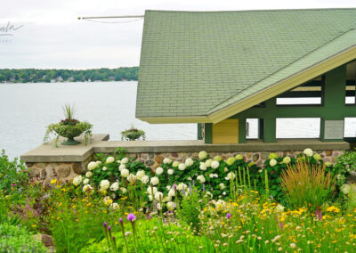 Roof detail with upswept ridge