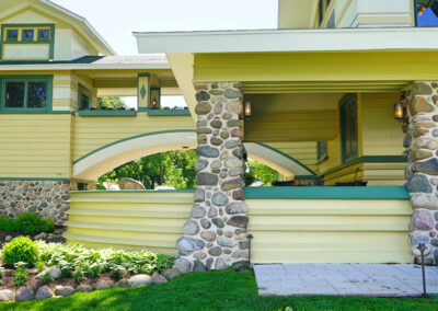 Bridge and side porch